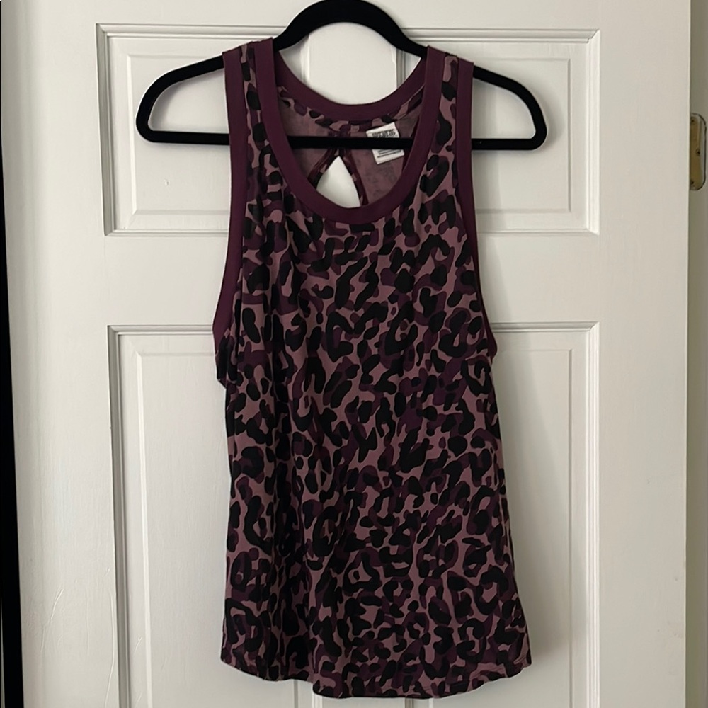 PINK Victoria's Secret Purple Cut Out Tank Top
